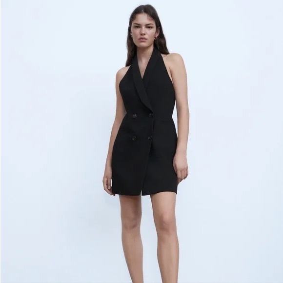 zara tuxedo dress blogger fav - Picture 6 of 16